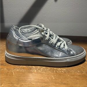 Paul Smith London Shiny Silver Sneakers